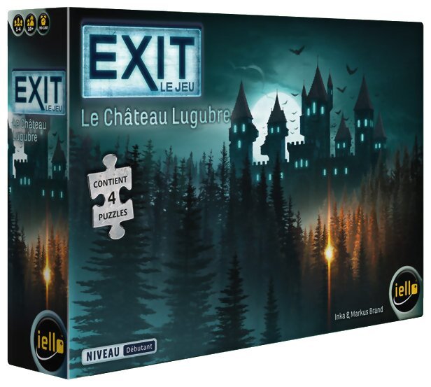 Exit Puzzle - Le Château Lugubre - 4 × 88 pièces