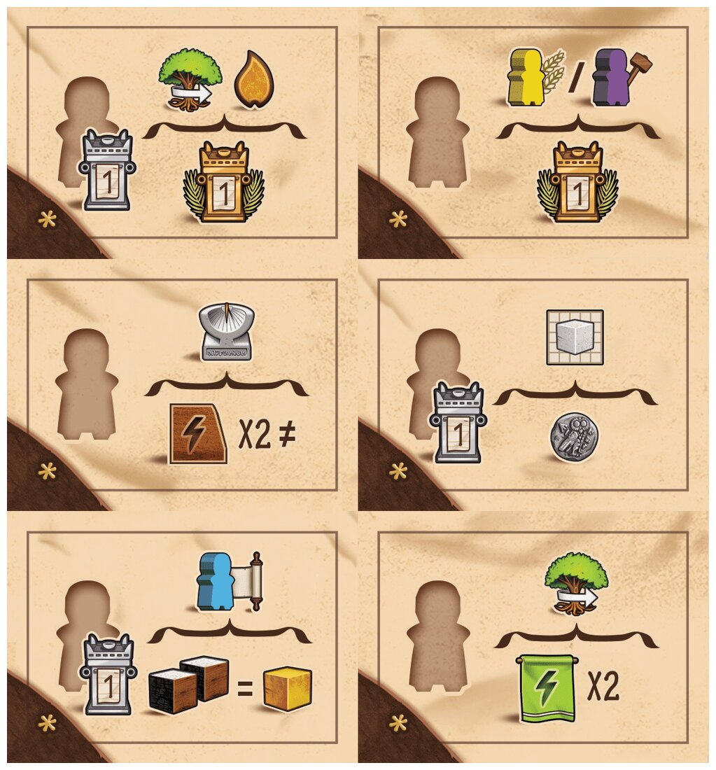 Ezra and Nehemiah - Spielbox Scroll Tiles