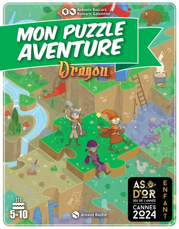 Mon Puzzle Aventure - Dragon - 42 pièces