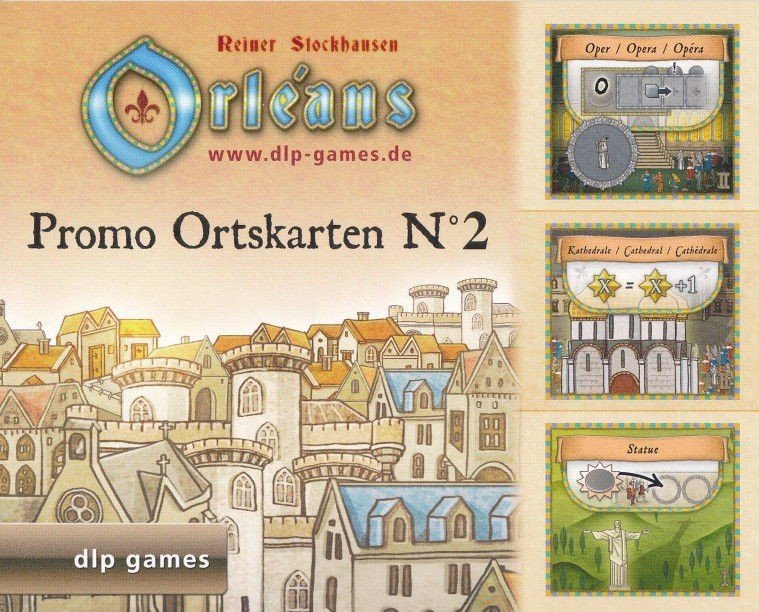Orléans - Extension "Tuiles promotionnelles de Lieu - Promo Place Tiles - Promo Ortskarten n° 2"