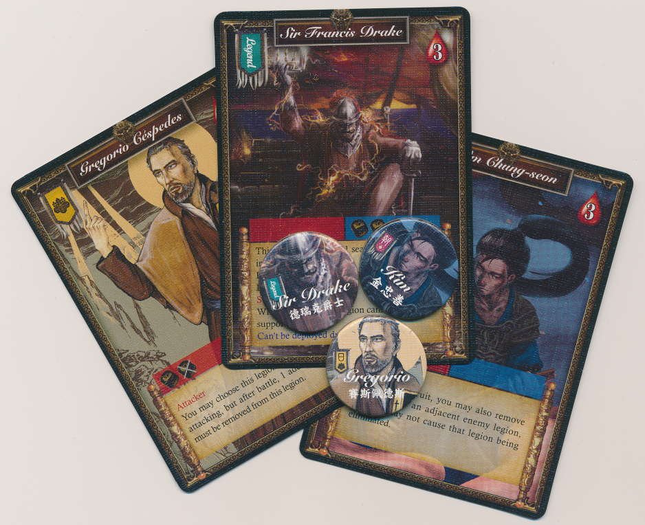 Far East War 1592 - Extension "KS Stretch Goal - 3 New General Cards"