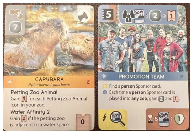Ark Nova - Promotion Team & Capybara