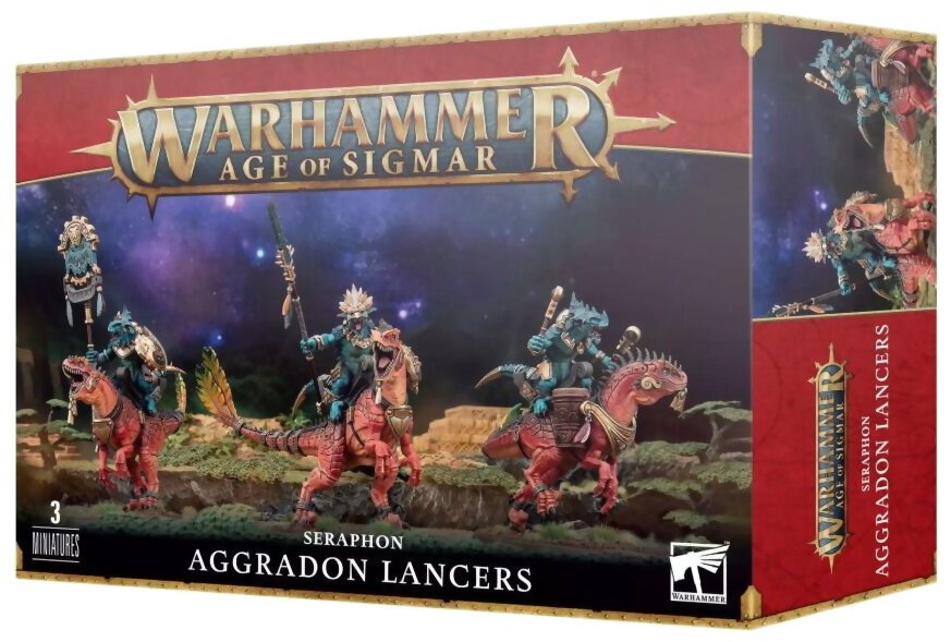 Age Of Sigmar - Seraphon - Aggradon Lancers