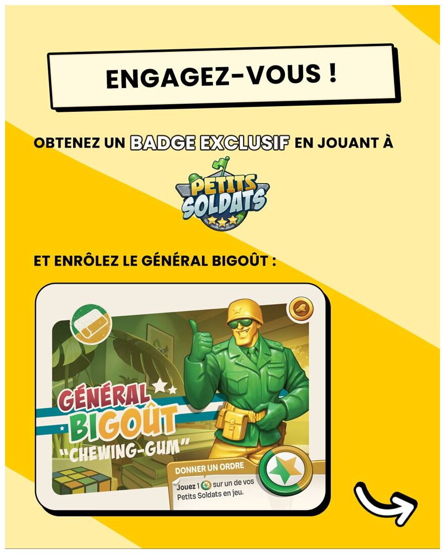 Petits Soldats - Général Bigoût "Chewing-Gum"