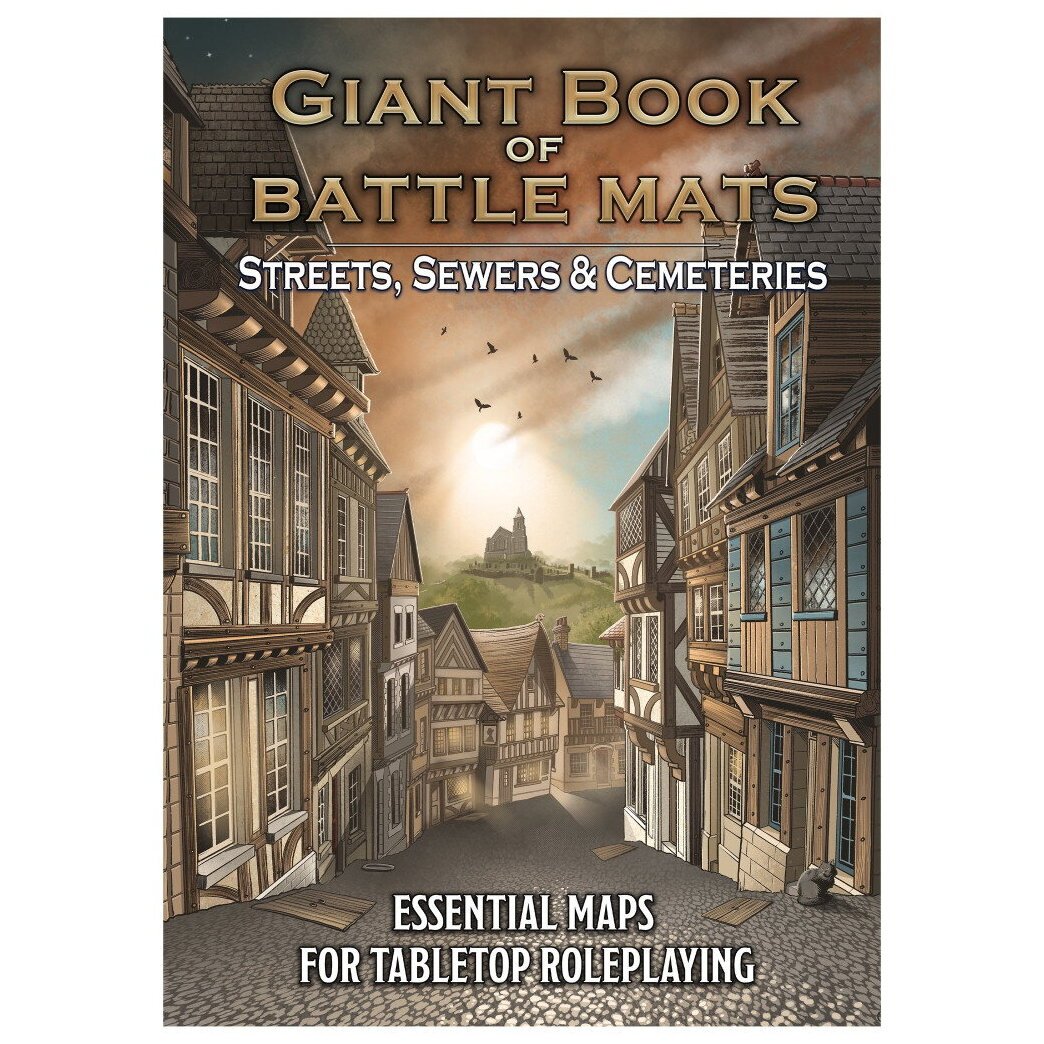 Giant Book Of Battle Mats - Streets, Sewers & Cemeteries