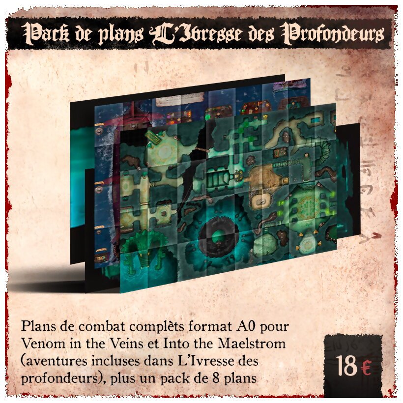 Pirate Borg - Pack de plans L'ivresse des profondeurs