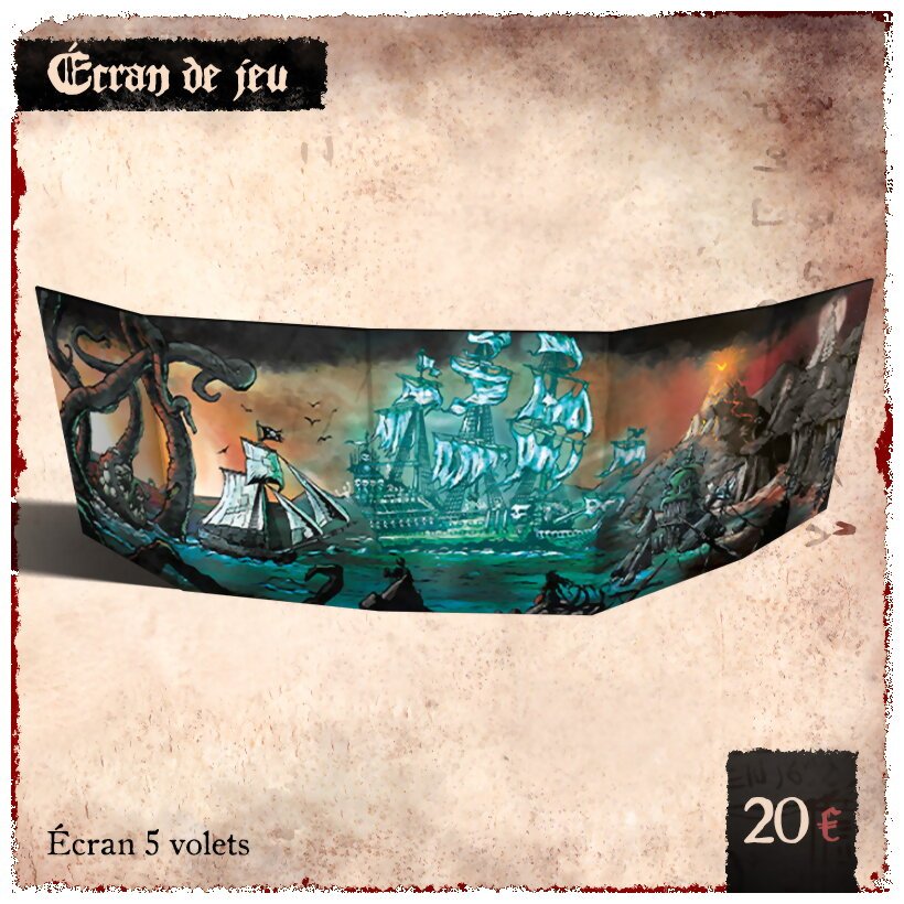 Pirate Borg - Écran de jeu