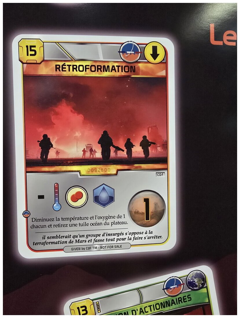 Terraforming Mars - Rétroformation