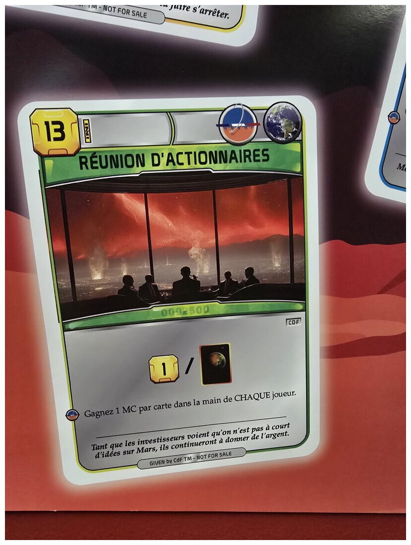 Terraforming Mars - Réunion D'actionnaires
