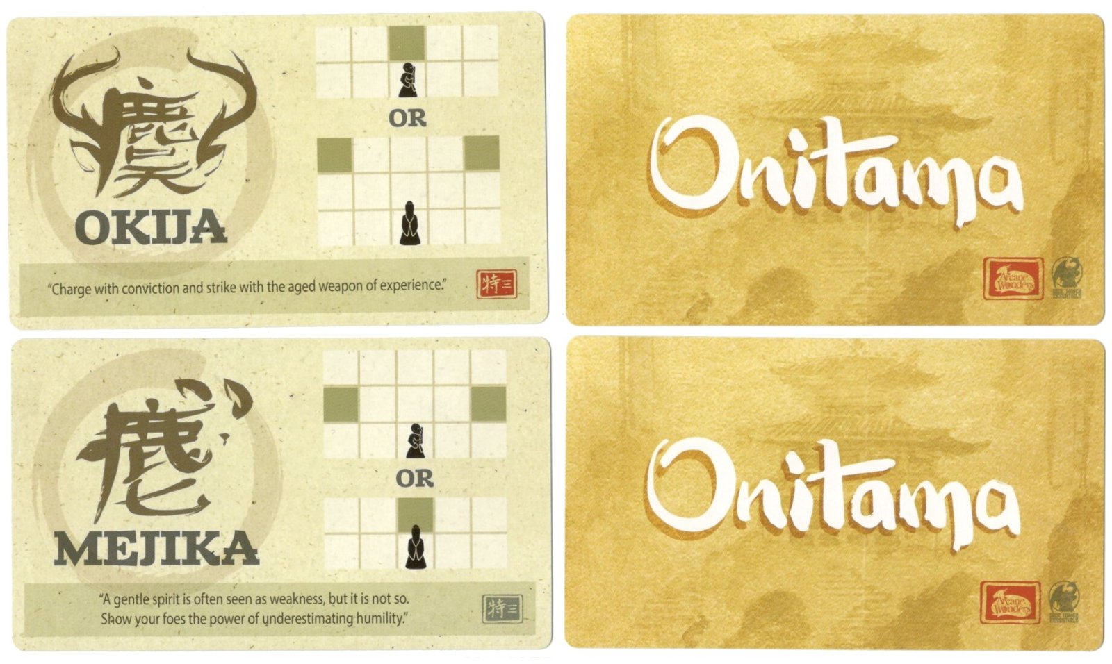 Onitama - Mejika and Okija
