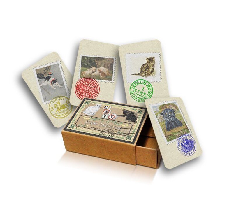 Stamp Collection Cats