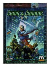 Shadowrun - La Chair & Le Chrome - 3e Édition