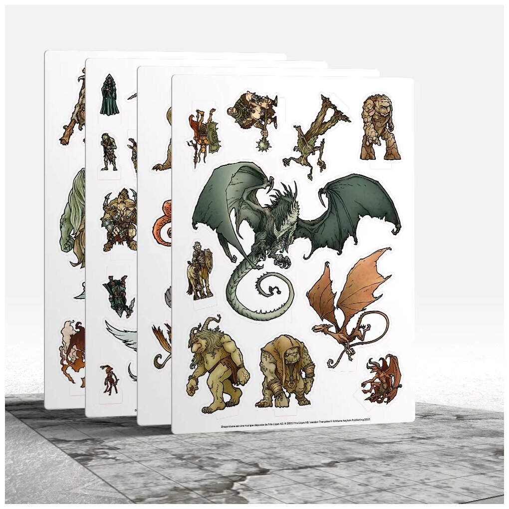 Dragonbane - Set de silhouettes de monstres et de personnages