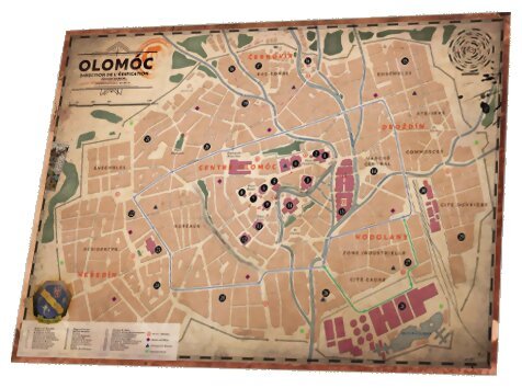NOC - Carte d'Olomóc A2