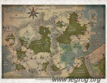 Chroniques Oubliées - Carte Poster d'Osgild (pour PJ)
