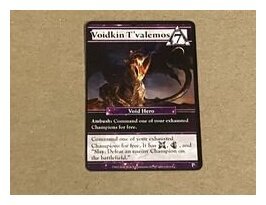 Ascension Tactics Miniatures Deckbuilding Game – Voidkin T'valemos