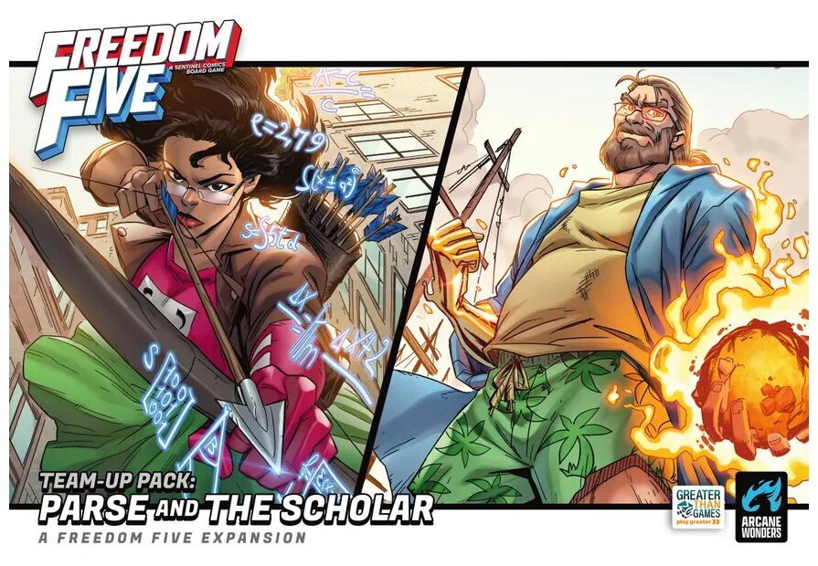 Freedom Five – Parse And The Scholar - Team-Up Pack