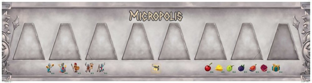 Micropolis - plateau de jeu