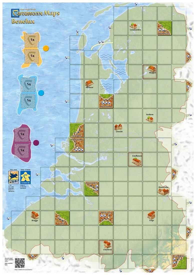 Carcassonne Maps - Benelux