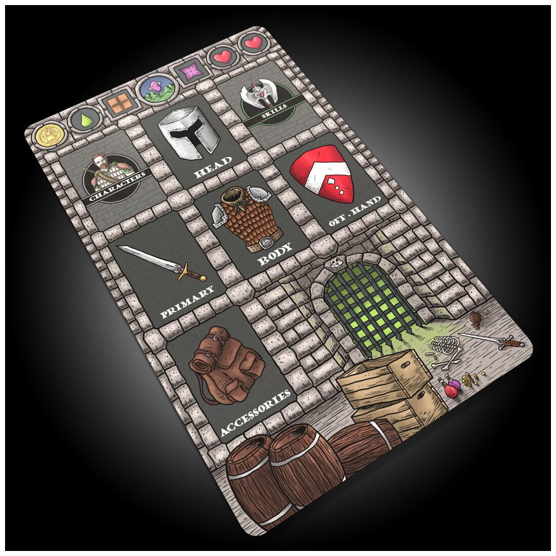 Iron Helm - Player's Mat