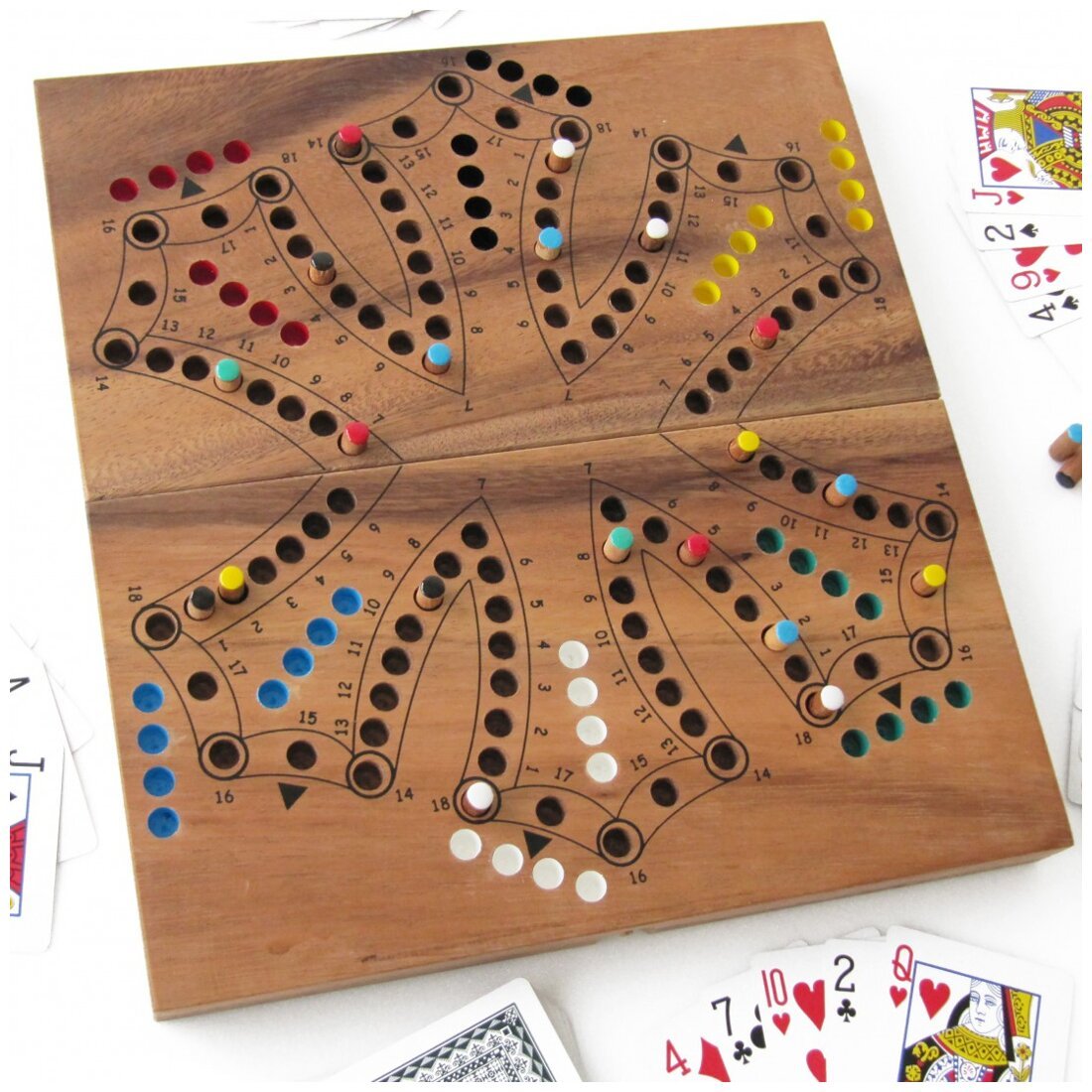 Jeu du Toc à 6 joueurs