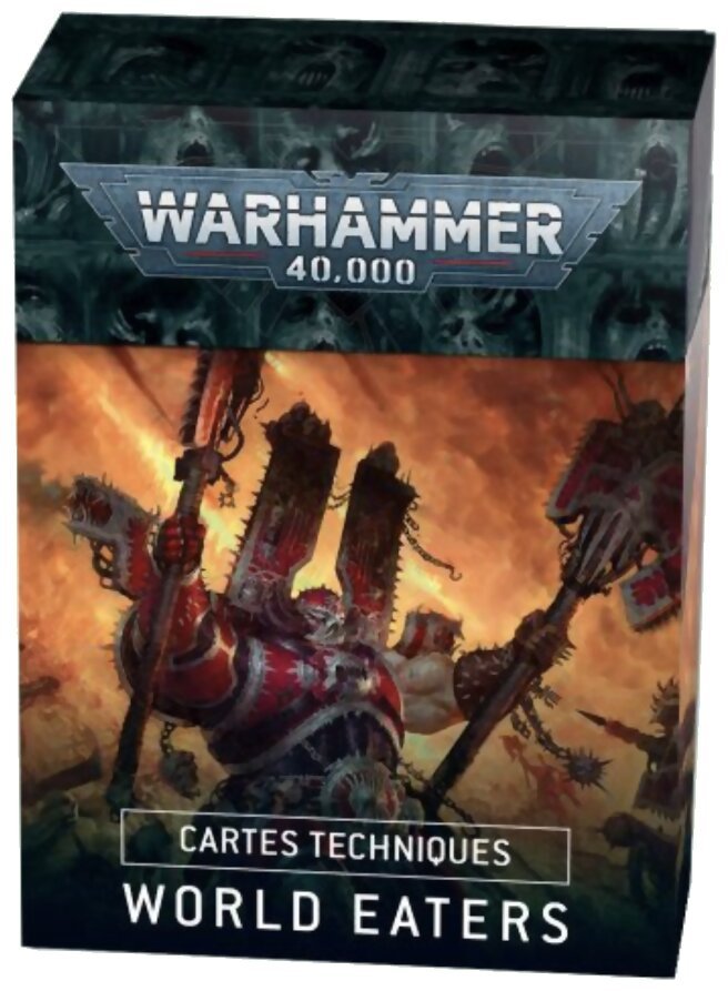 Warhammer 40k - Cartes techniques - World Eaters