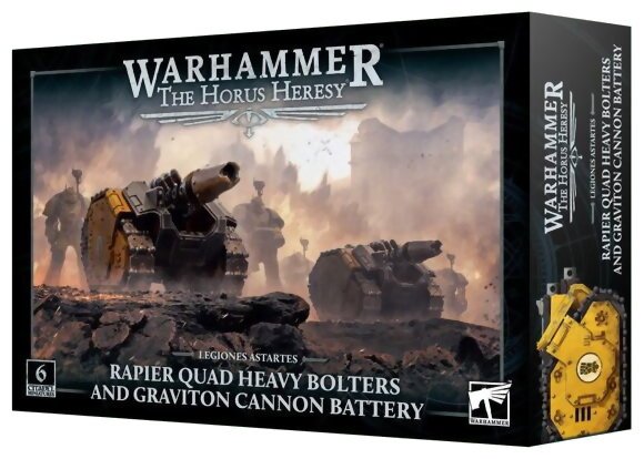 The Horus Heresy - Rapier Quad Heavy Bolters And Graviton Cannon Battery - Legiones Astartes