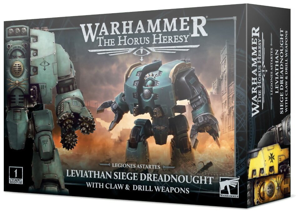 The Horus Heresy - Leviathan Siege Dreadnought With Claw & Drill Weapons - Legiones Astartes