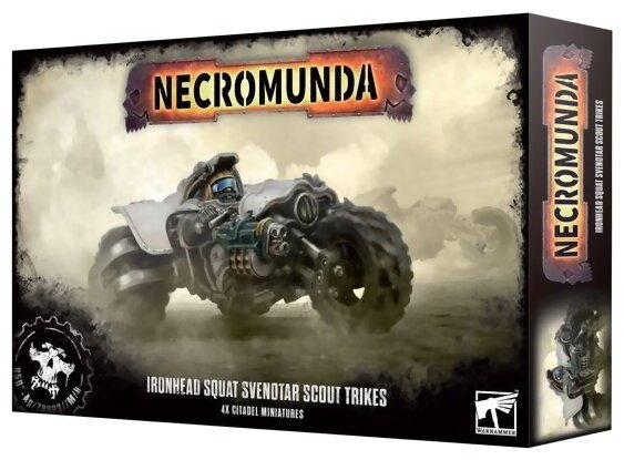 Necromunda - Ironhead Squat Svenotar Scout Trikes