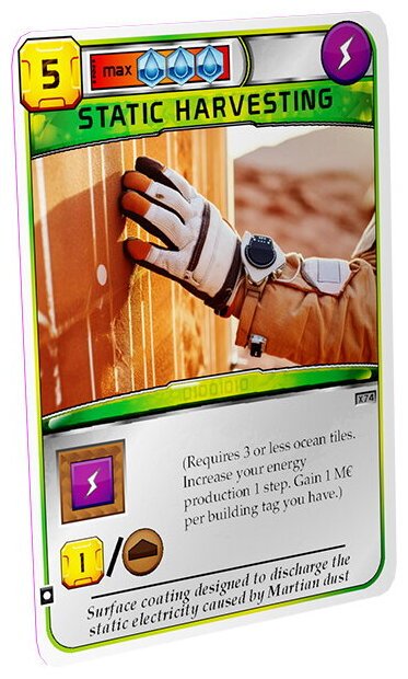 Terraforming Mars - Static Harvesting - X74