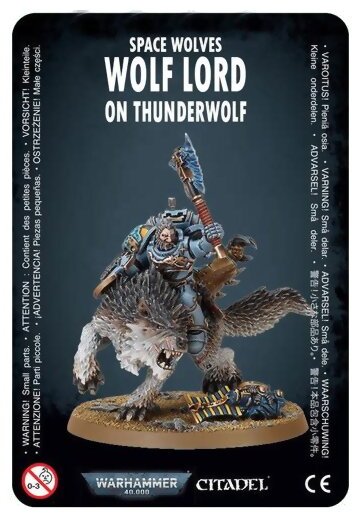 Warhammer 40k - Wolf Lord On Thunderwolf