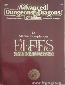 AD&D2 - Le Manuel Complet des Elfes