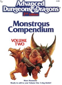 AD&D2 - Monstrous Compendium - Volume Two