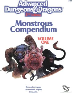AD&D2 - Monstrous Compendium - Volume one