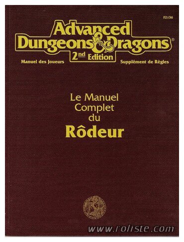 AD&D2 - Le Manuel Complet du Rôdeur