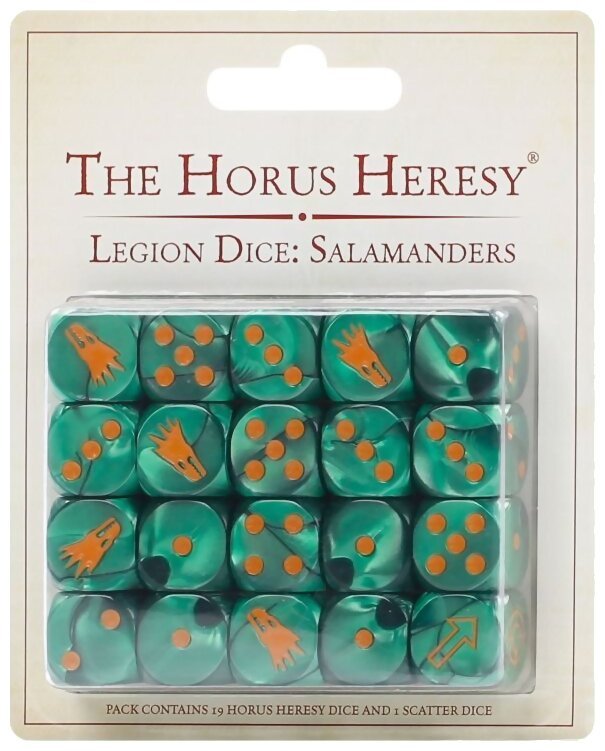 The Horus Heresy - Legion Dice - Salamanders