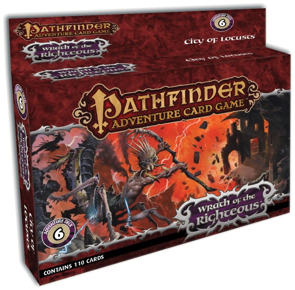 Pathfinder Adventure Card Game – City Of Locusts - Wrath Of The Righteous Adventure Deck 6
