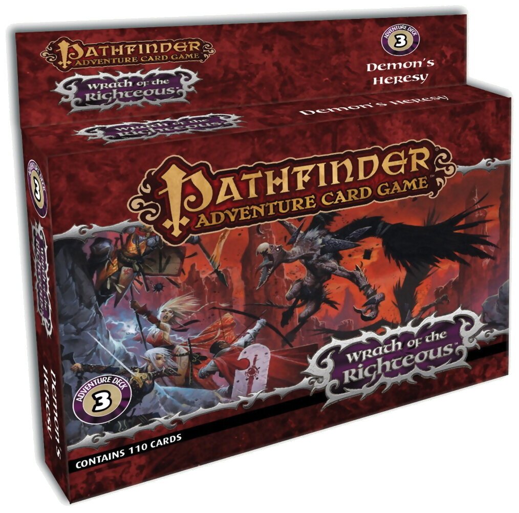 Pathfinder Adventure Card Game  – Demon's Heresy - Wrath Of The Righteous Adventure Deck 3