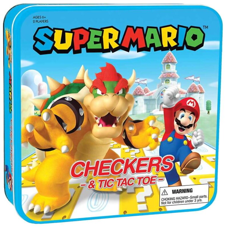 Super Mario - Checkers & Tic Tac Toe