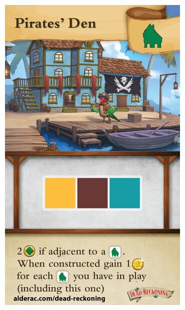 Tiny Towns - Fortune - Pirate's Den