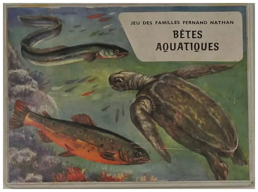Jeu des familles Bêtes Aquatiques