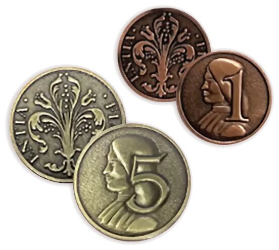 Lorenzo Il Magnifico - Metal Coins