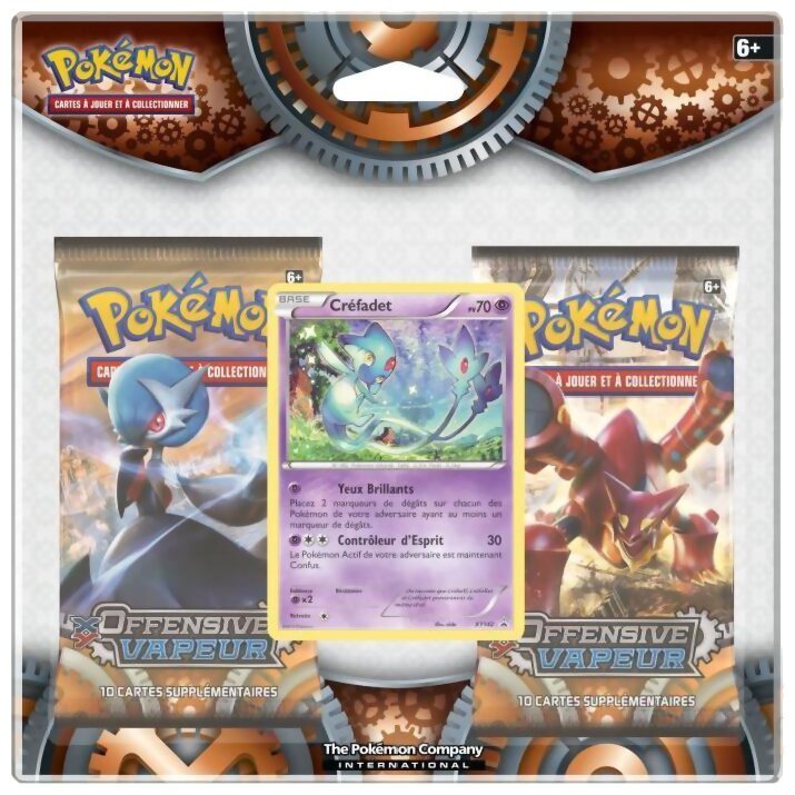 Pokémon JCC - Pack De 2 Boosters - Créfadet - Offensive Vapeur
