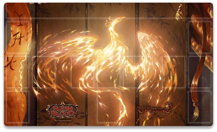 Flesh and Blood TCG - Tapis de jeu - Phoenix Flame - Uprising