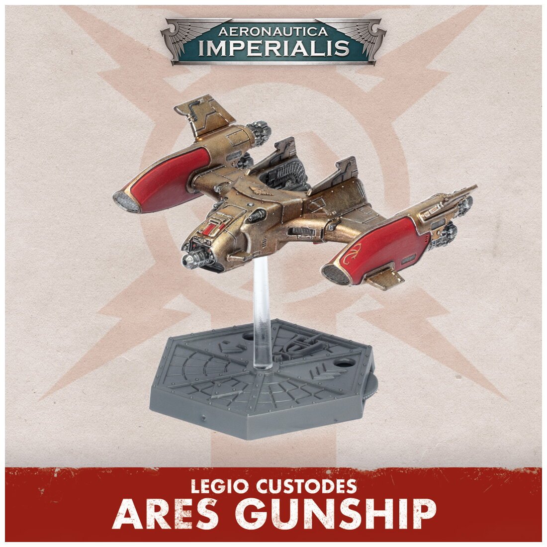 Aeronautica Imperialis - Legio Custodes Ares Gunship
