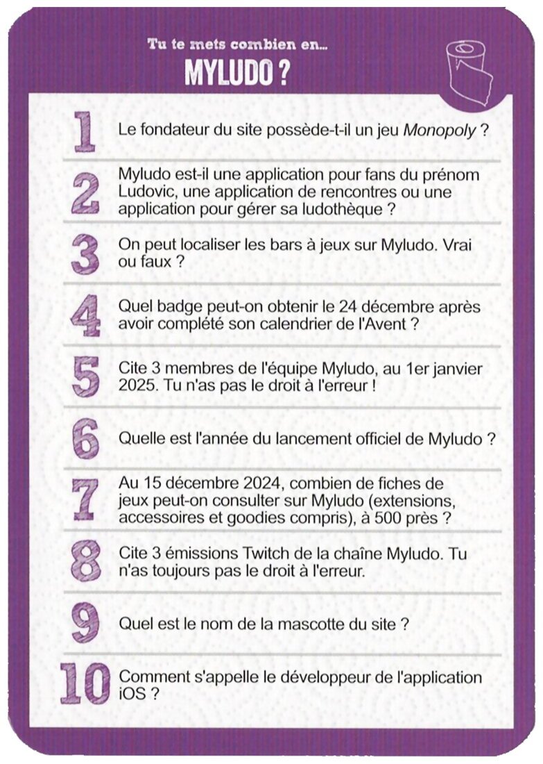 TTMC - Myludo - Tu Te Mets Combien ?