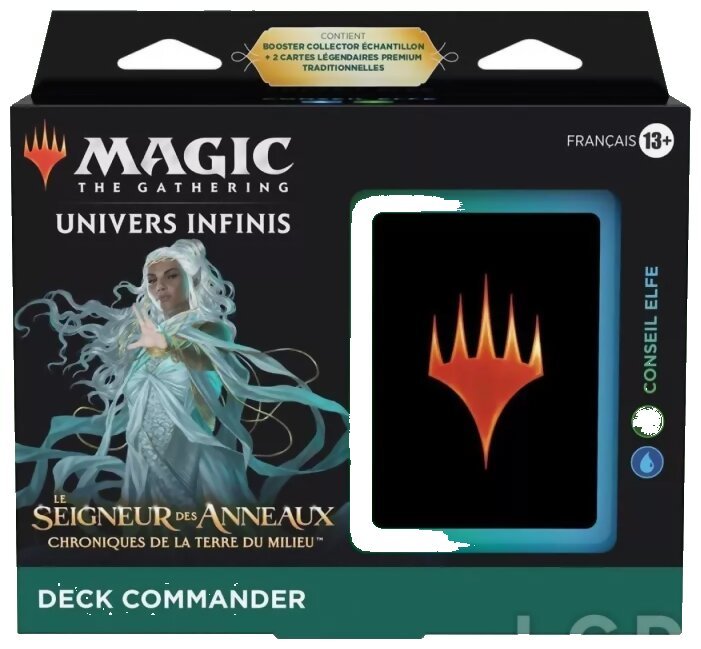 Magic - Deck Commander - Conseil Elfe - Univers Infinis - Chroniques de la terre du milieu