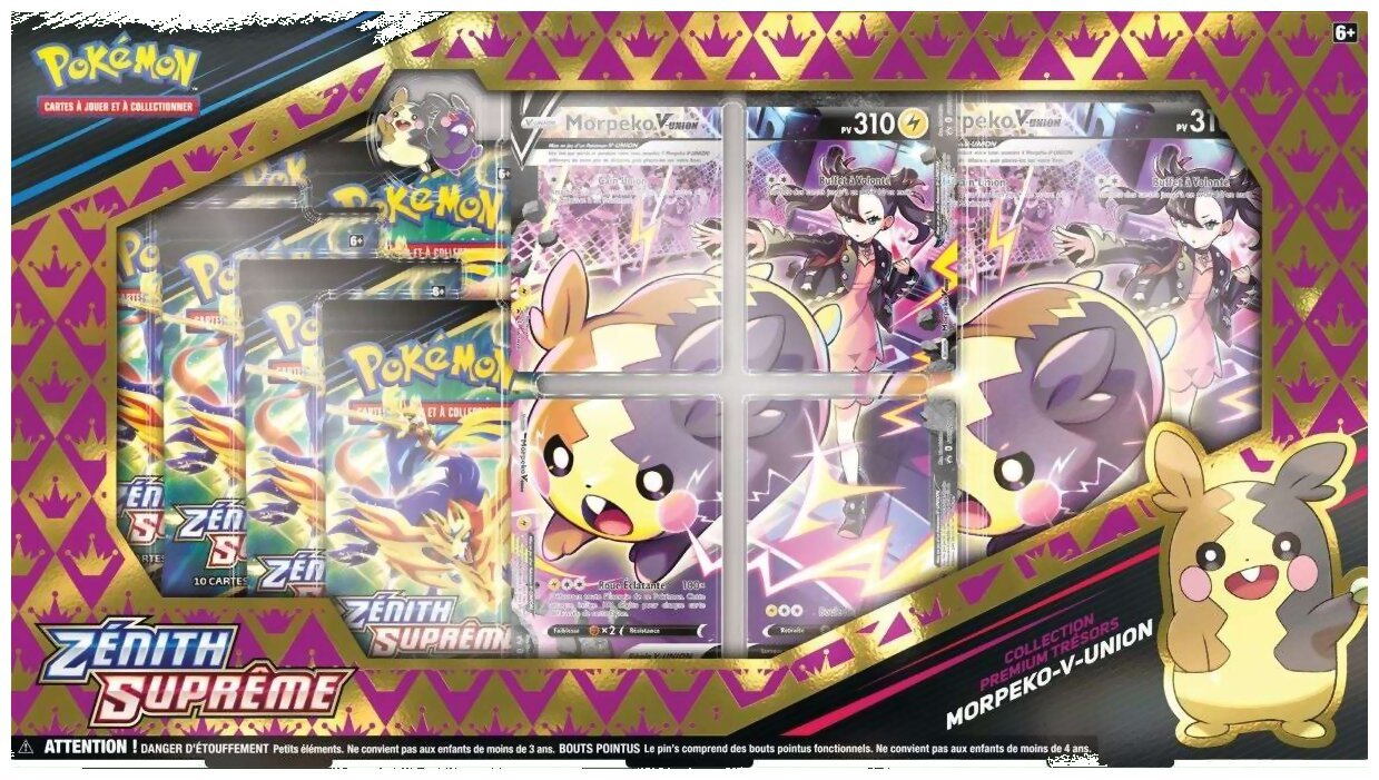 Pokémon JCC - Collection Premium Trésors - Morpeko-V-Union - Zénith Suprême