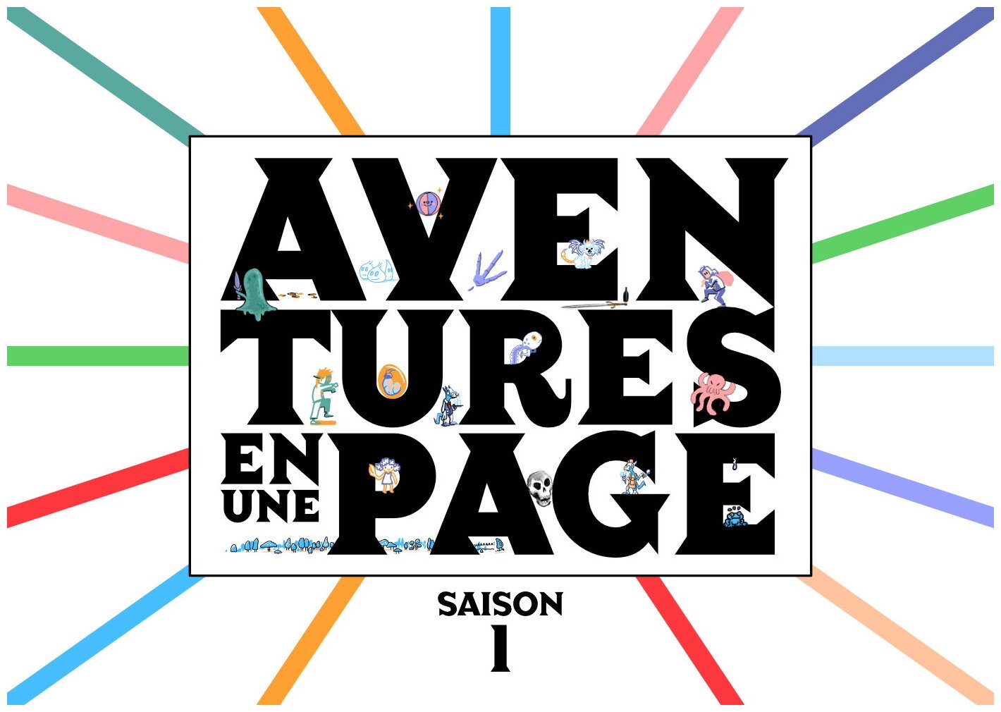 Aventures En Une Page – Saison 1