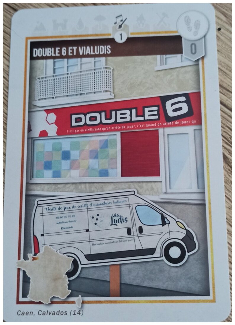 15 Jours En France - Double 6 Et Vialudis